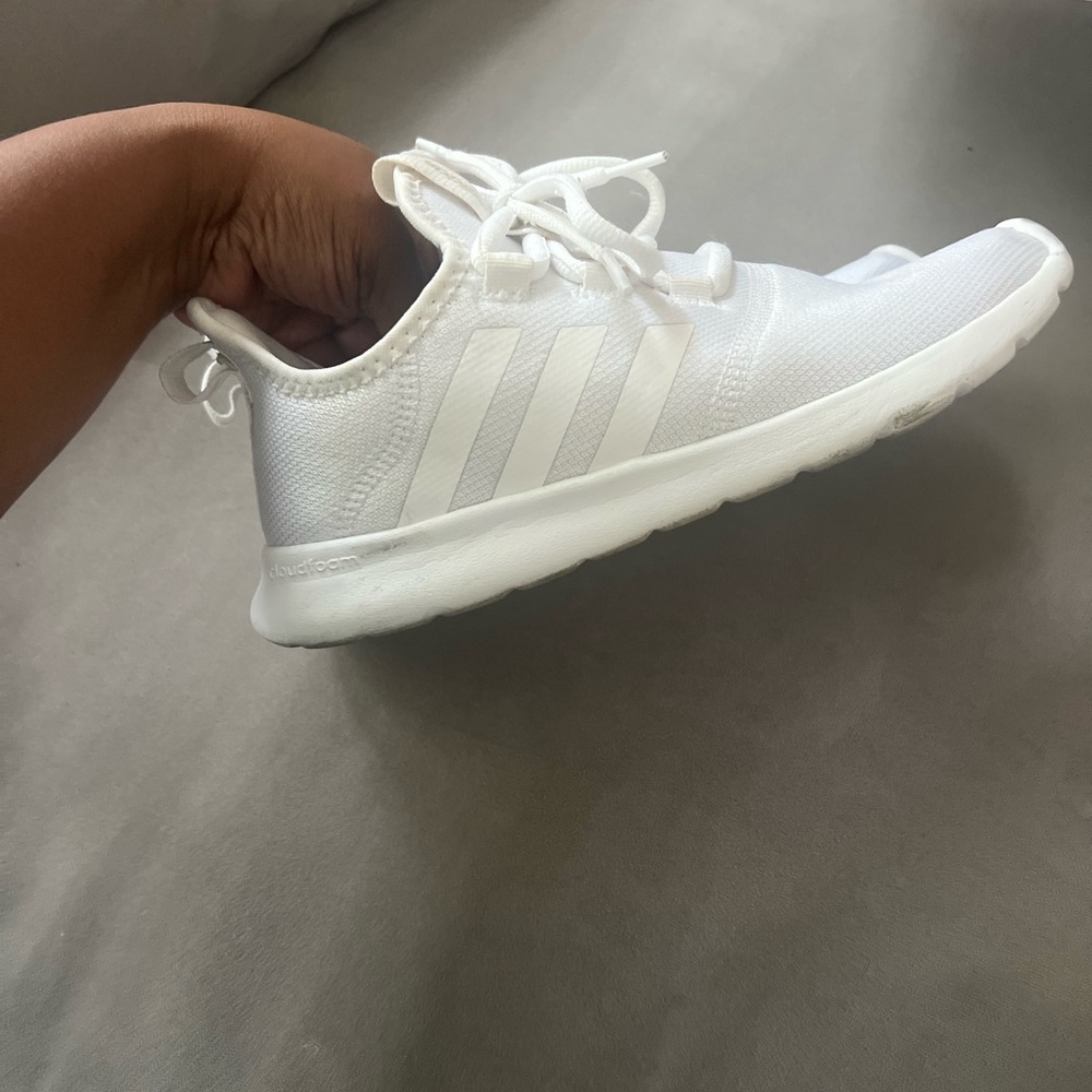 Adidas Women's All-White Sneakers